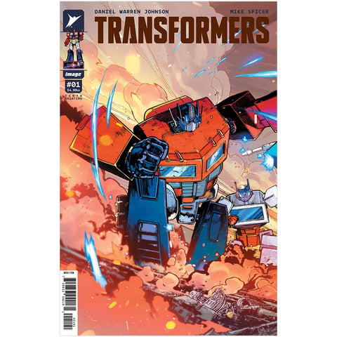 Image Comics Skybound Transformers issue 001 Tenth printing cover I connecting andrei bressan adriano lucas connecting variant optimus prime comic book