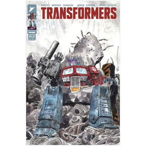 Image Comics Skybound transformers Issue 15 1:100 cover F retailer incentive nguyen optimus prime comic book