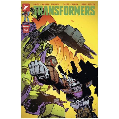 Image Comics Skybound Transformers Issue 15 Cover A Daniel Warren Johnson bruticus devastator comic book