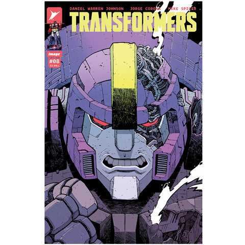 Image Comics Skybound transformers Issue 008 Young Variant Cover D astrotrain comic book