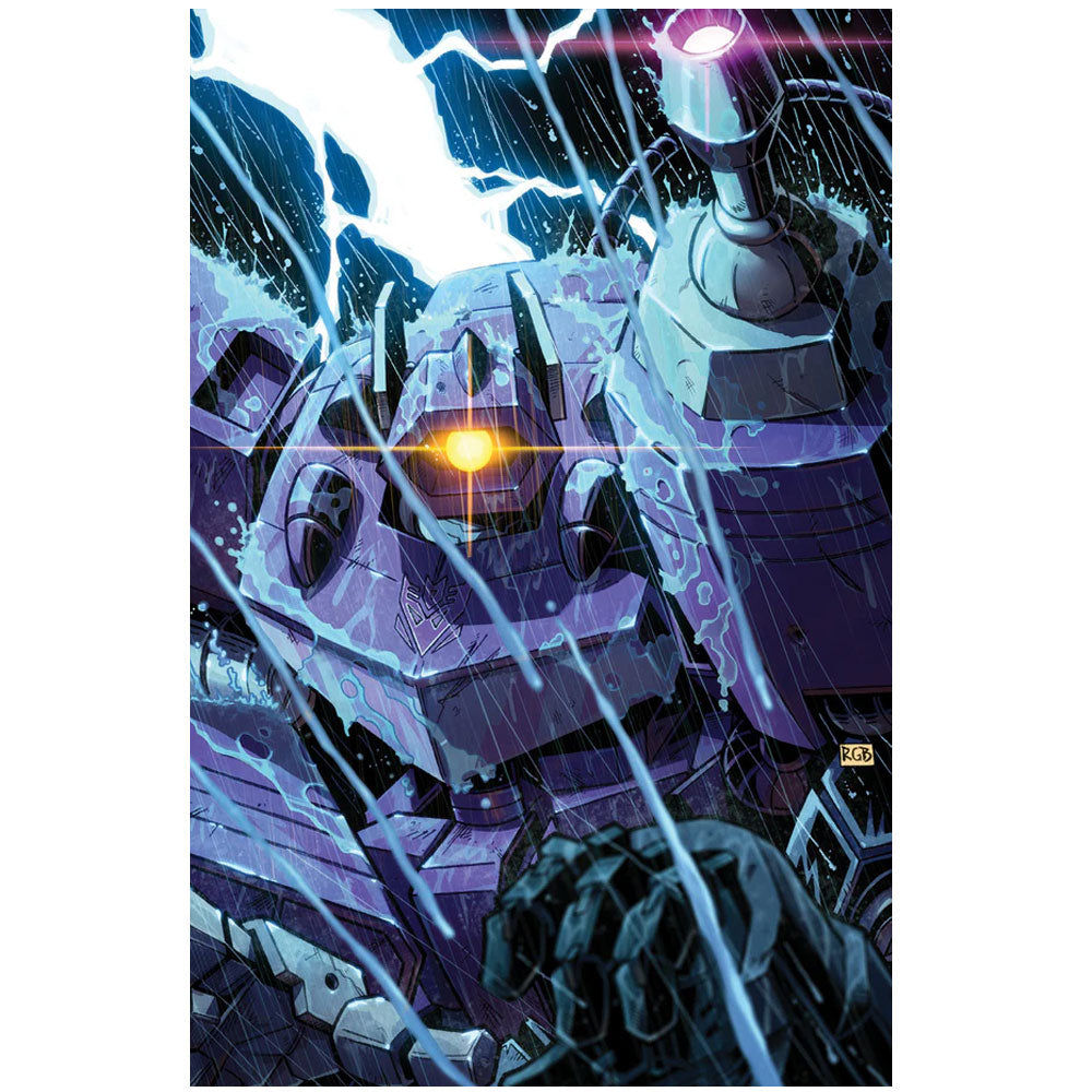 Transformers #11 Retailer Exclusive Carnivore Comics Browne Shockwave (Virgin Variant) - Comic Book Transformers #11 Retailer Exclusive Carnivore Comics Browne Shockwave (Virgin Variant) - Comic Book