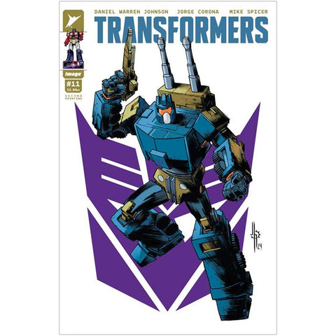 Transformers #11 Second Printing Cover A (Howard Variant Onslaught) - Comic Book