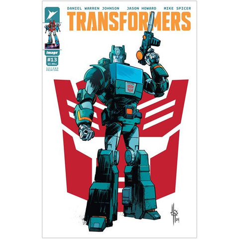 Transformers #13 Second Printing Cover B (Howard Variant Kup) - Comic Book