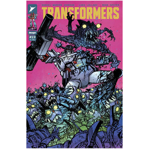 Image Comics Skybound Transformers issue 19 Cover A daniel Warran johnson comic book megatron