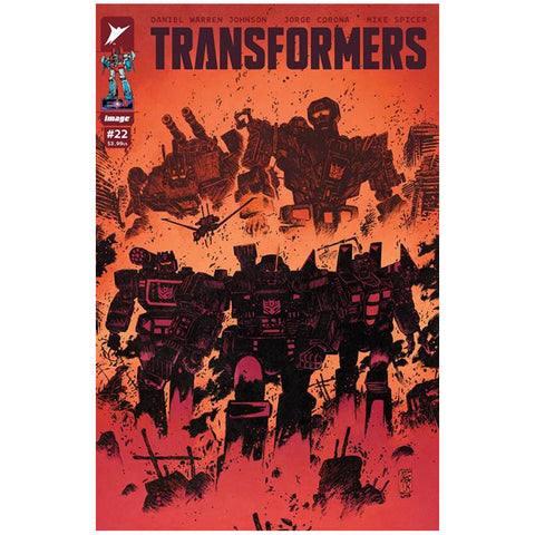 Image comics skybound transformers issue 22 cover b jorge corona variant comic book