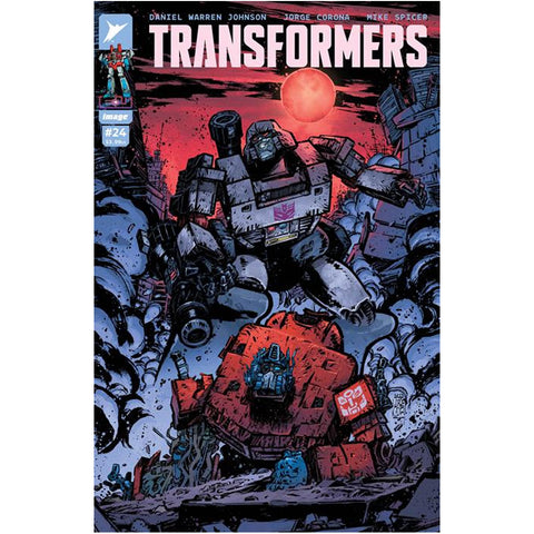 Image Comics Skybound Transformers issue 24 cover b jorge corona variant optimus megatron comic book