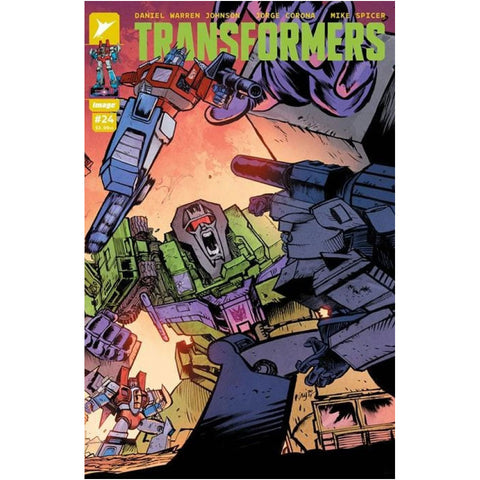 Image Comics Skybound Transformers issue 024 Cover F daniel warren johnson wraparound comic book