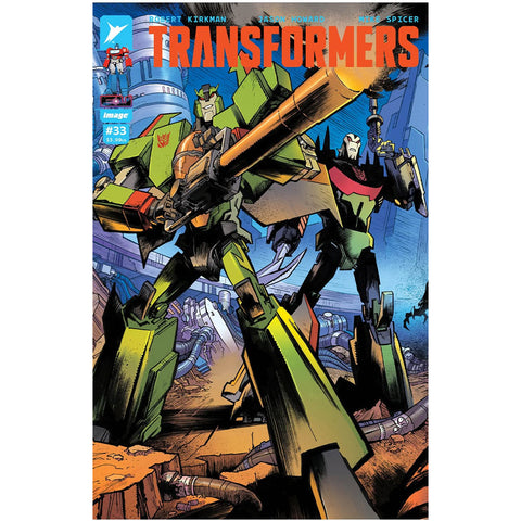 Image comics skybound transformers issue 33 cover c connecting jason howard variant skyquake lockdown comic book