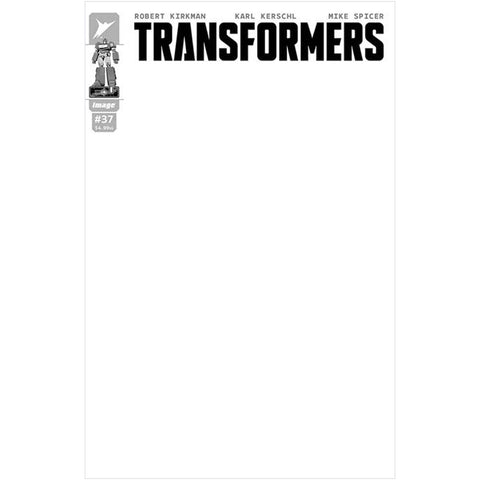 Transformers #37 Cover G (Blank Sketch Variant) - Comic Book