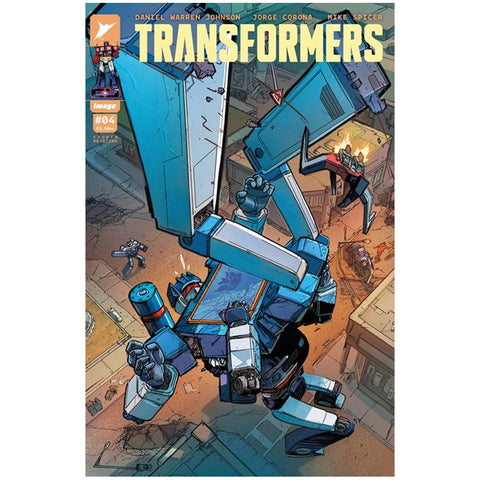 Transformers #4 Fourth Printing Cover Rossmo & Plascencia Variant - Comic Book