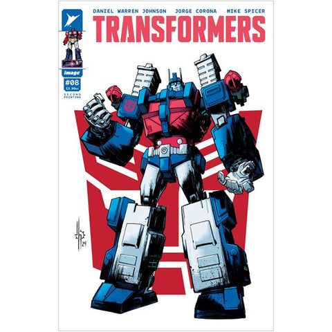 Image Comics Skybound Transformers Issue 008 second printing jason howard variant ultra magnus comic book