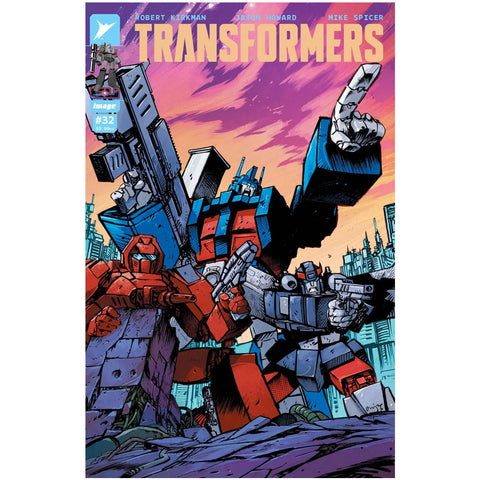 Transformers #32 Cover B (Daniel Warren Johnson Variant) - Comic Book