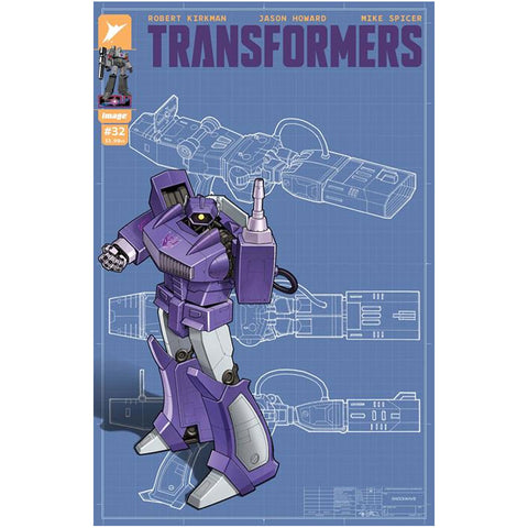 Transformers #33 Cover E Retailer Incentive 1:50 (E.J. Su Variant) - Comic Book