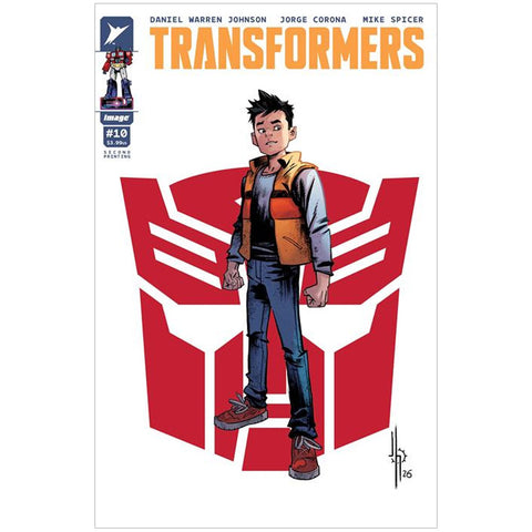 Transformers #10 Second Printing (Howard Variant Spike) - Comic Book
