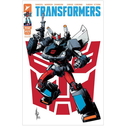 Transformers #15 Second Printing Cover B (Howard Variant Bluestreak) - Comic Book