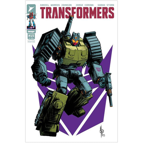 Transformers #15 Second Printing Cover A (Howard Variant Brawl) - Comic Book