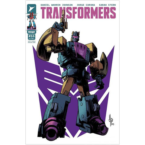 Transformers #16 Second Printing Cover A (Howard Variant Blast Off) - Comic Book