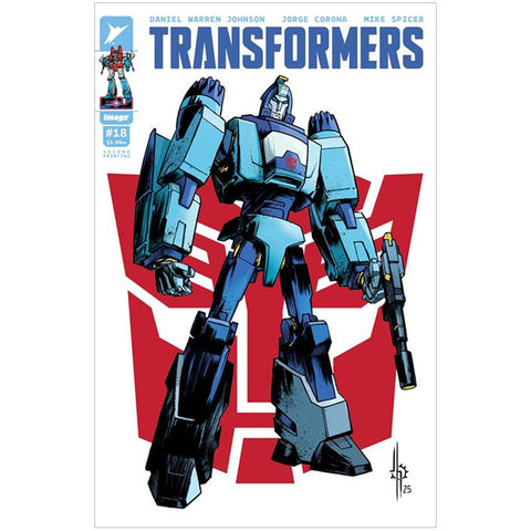 Transformers #18 Second Printing Cover B (Howard Variant Blurr) - Comic Book