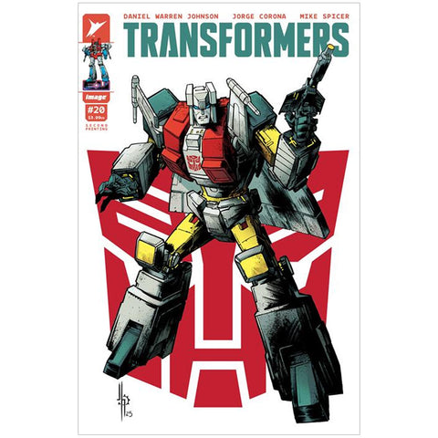Transformers #20 Second Printing Cover B (Howard Variant Silverbolt) - Comic Book