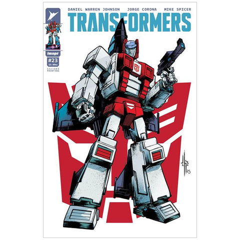 Transformers #23 Second Printing Cover B (Howard Variant Air Raid) - Comic Book