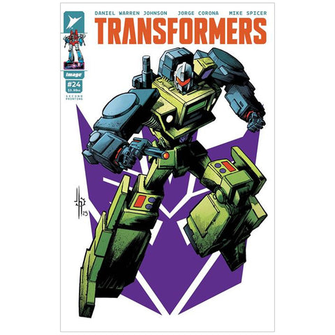 Transformers #24 Second Printing Cover A (Howard Variant Long Haul) - Comic Book