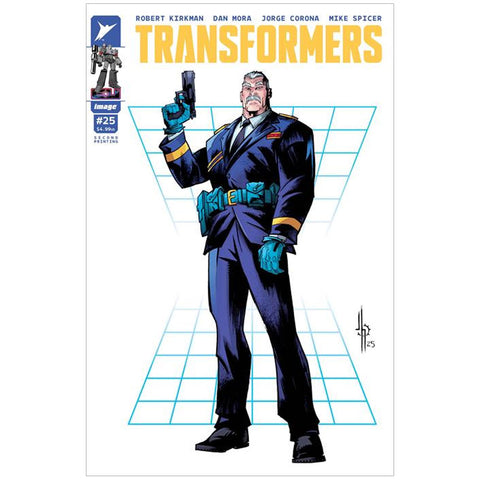 Transformers #25 Second Printing Cover D (Howard Variant Miles Mayhem) - Comic Book