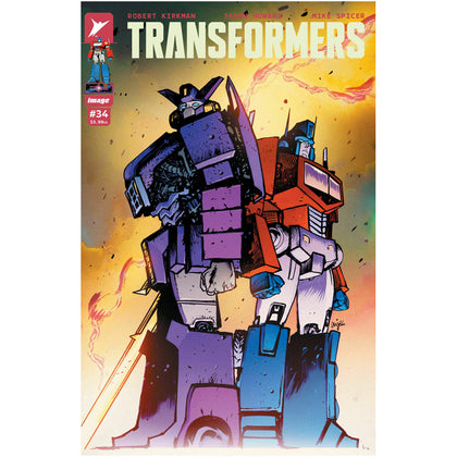 Transformers #34 Cover B (Daniel Warren Johnson Variant) - Comic Book