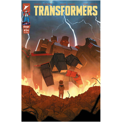 Transformers #34 Cover D 1:25 Retailer Incentive (De Ulis Variant) - Comic Book