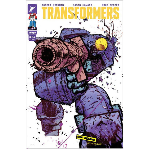 Transformers #34 Cover E 1:50 Retailer Incentive (Alec Bezzina Variant) - Comic Book