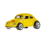 Mattel Hot Wheels screen time transformers bumblebee 1:64th scale die cast yellow vw beetle yellow car vehicle front angle autobot symbol