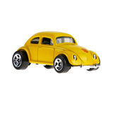 Mattel Hot Wheels screen time transformers bumblebee 1:64th scale die cast yellow vw beetle yellow car vehicle front angle