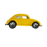 Mattel Hot Wheels screen time transformers bumblebee 1:64th scale die cast yellow vw beetle yellow car vehicle side