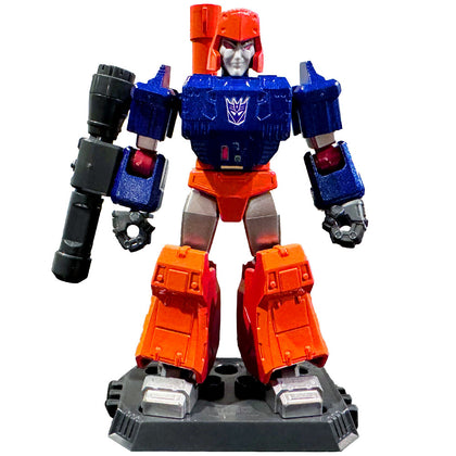 Blokees Transformers Safety Megs 2025 convention exclusive orange blue custom galaxy version toy front photo