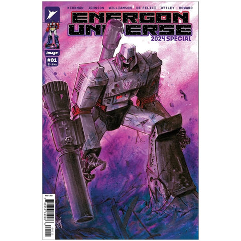 Skybound Image Energon Universe Special 2024 Encased Comics Retailer Exclusive Alessandro Micelli variant comic book megatron cover