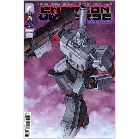 Skybound Image Comics Energon Universe Special 2024 Shared Retailer Exclusive Hector Trunnec Variant comic book Megatron cover