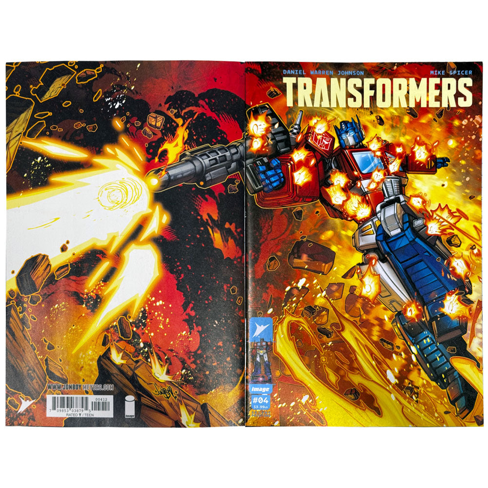 Skybound Image Transformers Issue 04 Second Printing Meyers Wraparound ...