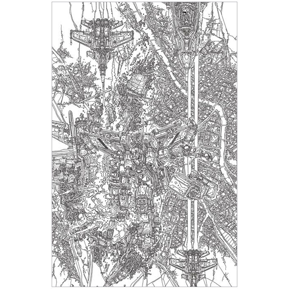 Transformers #1 (Fifth Run) Cover B Filya Bratukhin Variant B&W - Comic Book Transformers #1 (Fifth Run) Cover B Filya Bratukhin Variant B&W - Comic Book