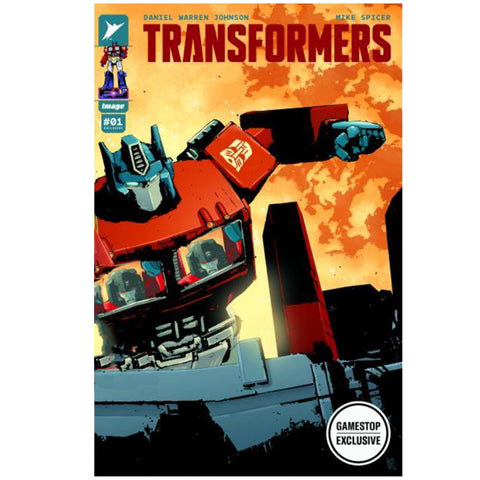 Skybound Image Comics Transformers issue 001 Gamestop Exclusive cover comic book digibash