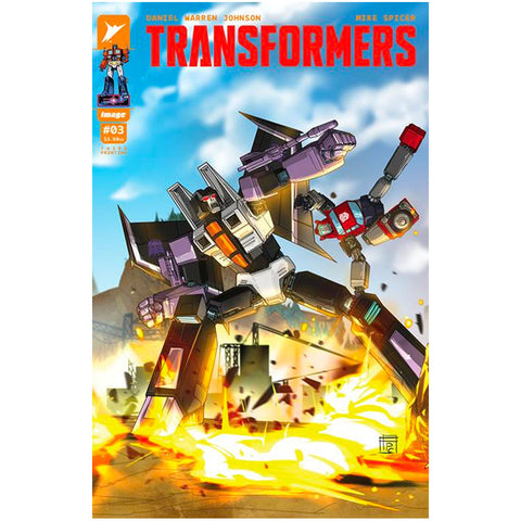 Transformers #3 (Third Run) Cover Parel & Chuong Variant - Comic Book