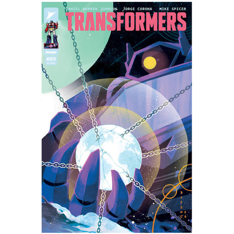 Skybound Image Comics Transfomers Issue 009 Cover C 1:10 Darboe Variant connecting shockwave comic book