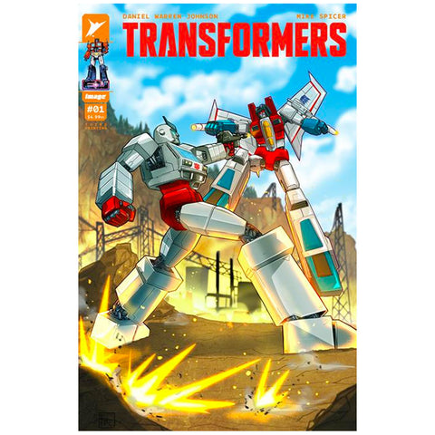 Skybound Image Comics Transformers Issue 1 Third Printing run cover A parel Fred variant comic book