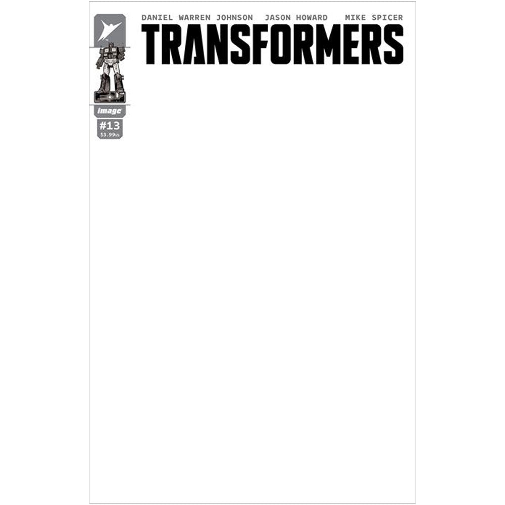 Transformers #13 Cover G (Blank Sketch Variant) - Comic Book Transformers #13 Cover G (Blank Sketch Variant) - Comic Book