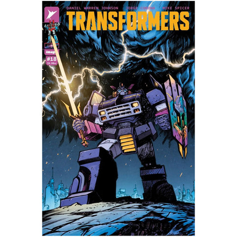 Skybound Image Comics Transformers issue 18 cover F daniel warren johnson variant shredhead comic book