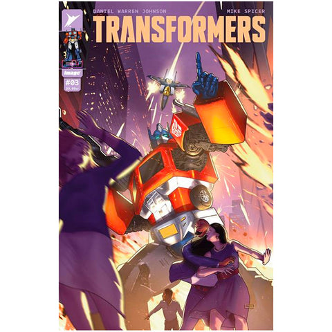 Skybound Image Comics Transformers Issue 3 Clarke variant cover B comic book
