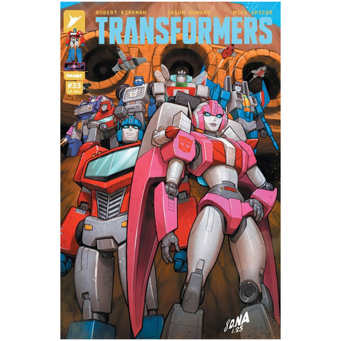 Skybound image comics transformers issue 33 cover a comic book