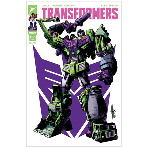 Skybound Image Comics Transformers Issue 6 Second Printing Cover A Howard Devastator comic book