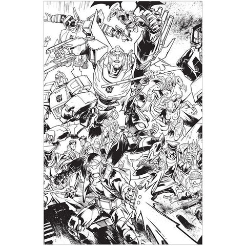 Skybound Image Comics Void Rivals Issue 010 Cover G Black and white Jason Howard Variant Energon Universe Anniversary comic book
