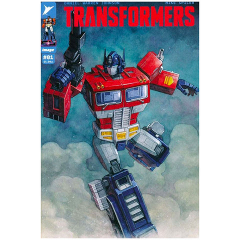 Skybound Image Transformers issue 01 Retailer Exclusive Hector Trunnec NYCC 2023 Variant MP10 Optimus Prime comic book