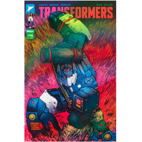 Transformers #1 Retailer Exclusive Maria Wolf Cover (Foil Variant) - Comic Book