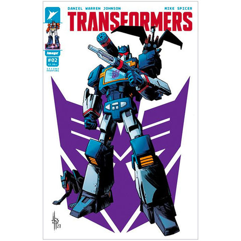 Skybound Image Transformers Issue 002 Second printing run B Cover howard soundwave laserbeak variant comic book